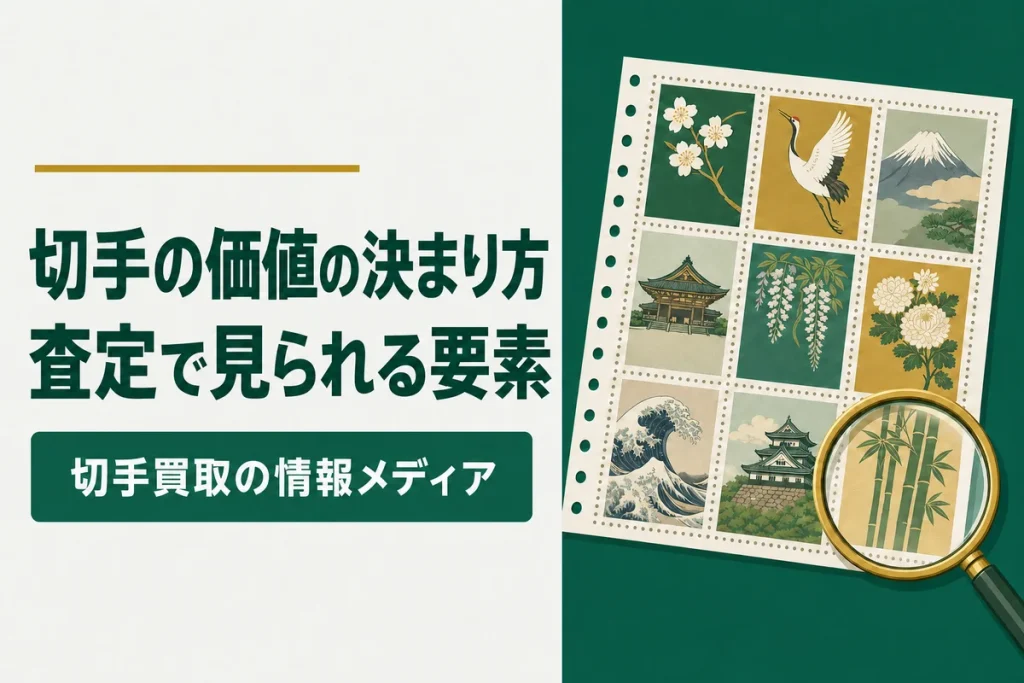 切手の価値の決まり方査定で見られる要素