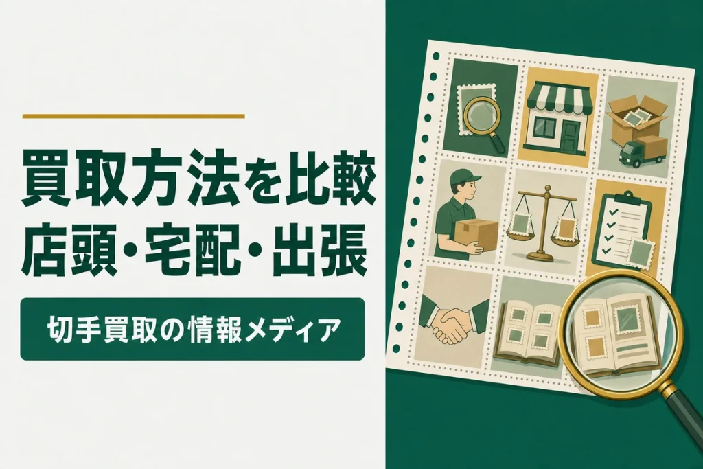 買取方法を比較店頭・宅配・出張