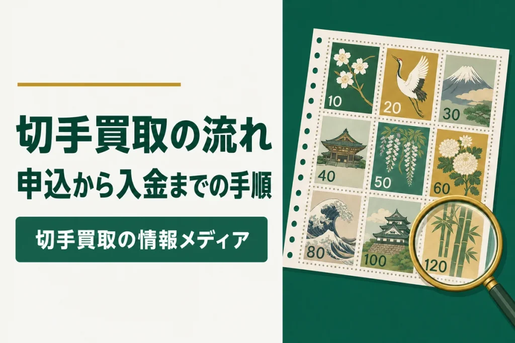 切手買取の流れ申込から入金までの手順