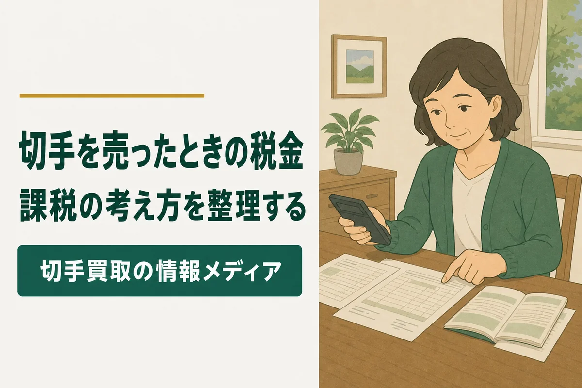 切手を売ったときの税金の考え方
