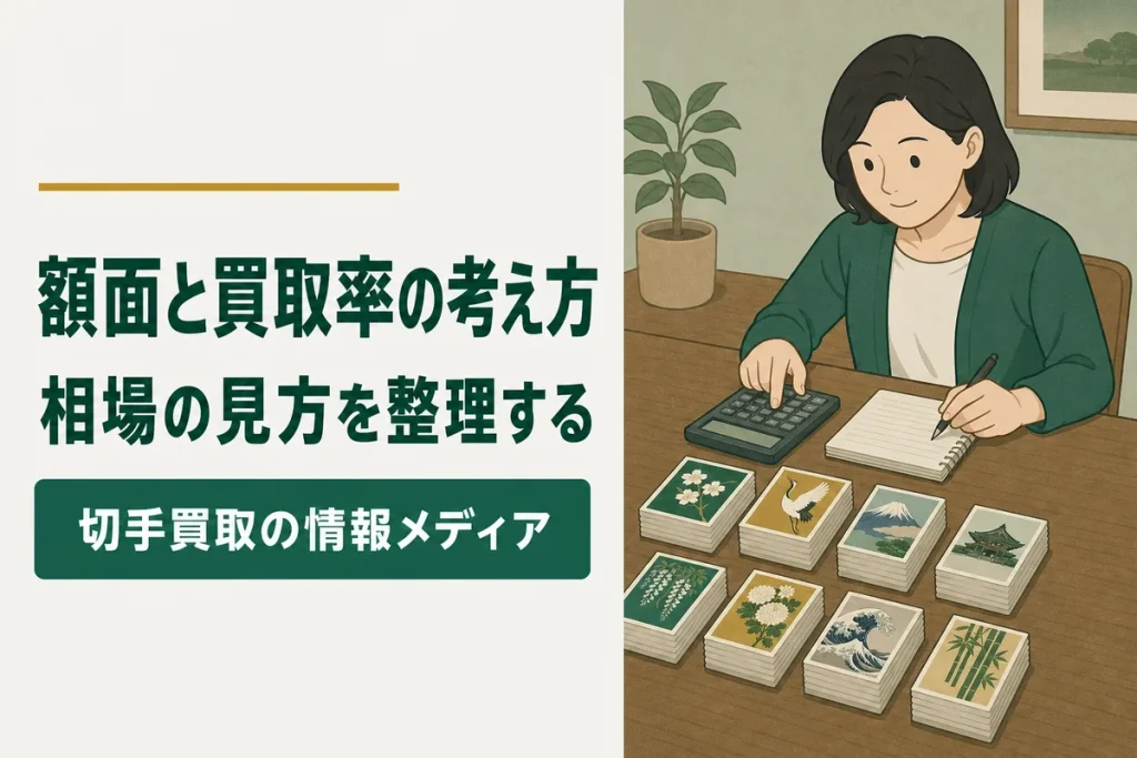 額面に対する買取率の考え方｜相場の見方を整理する