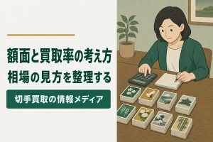額面に対する買取率の考え方｜相場の見方を整理する