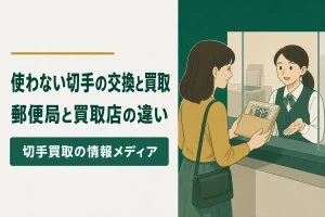 使わない切手は郵便局で交換できる？買取との違い