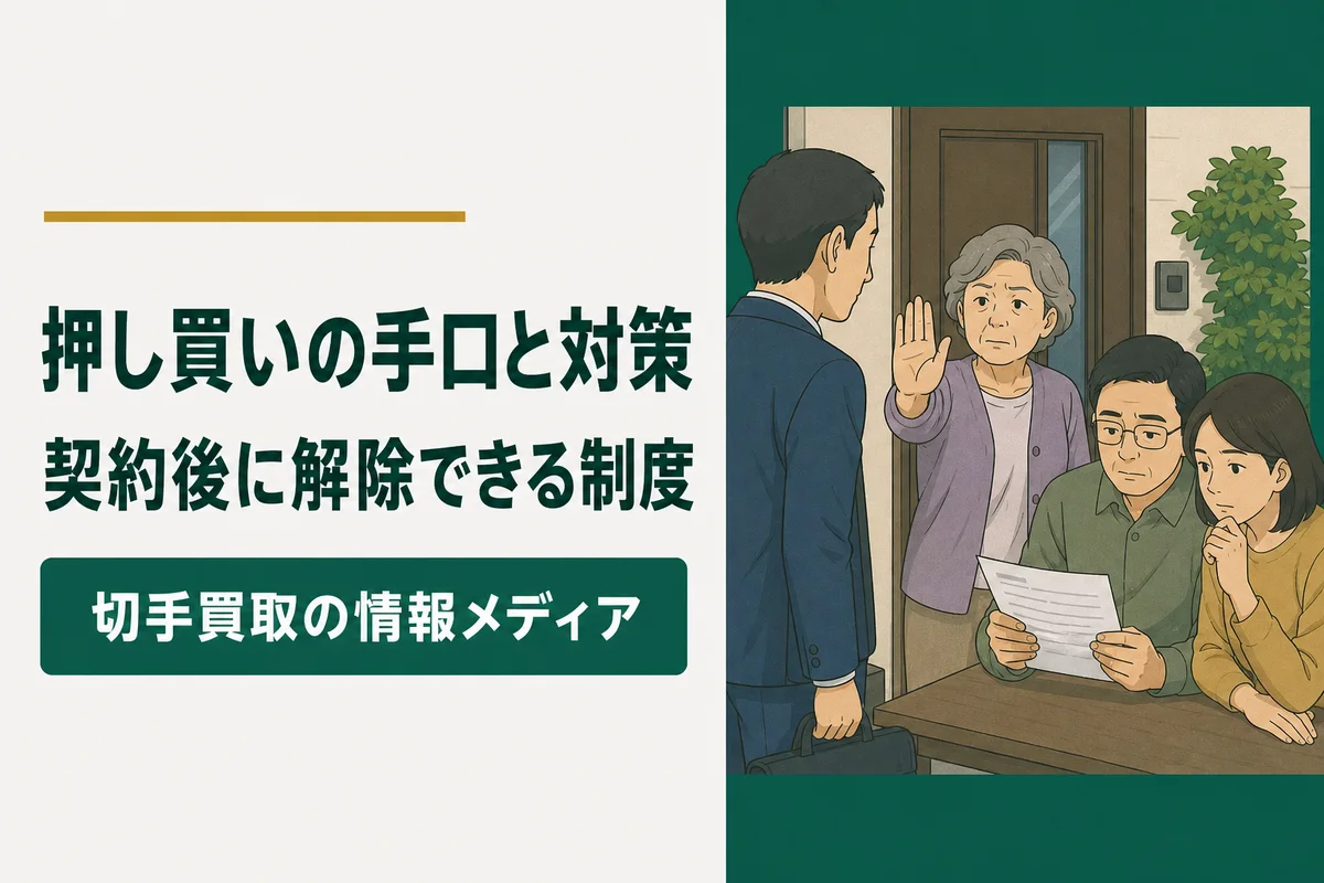 押し買いなどのトラブルと防ぎ方｜クーリングオフの基本