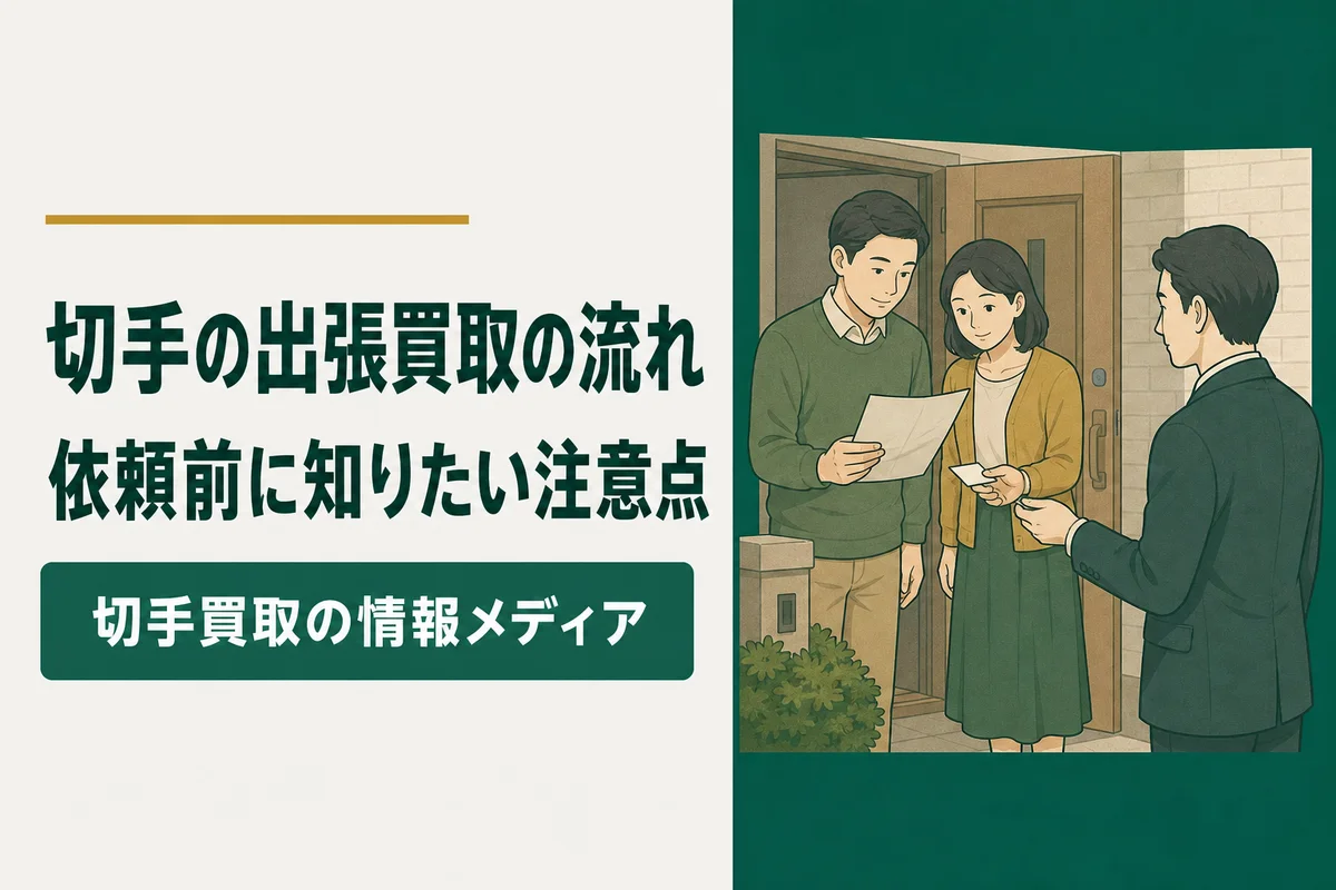 切手の出張買取を頼むときの流れと注意点
