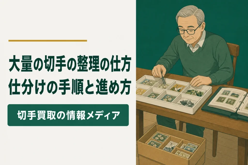 大量の切手をどう整理するか｜仕分けの手順とコツ