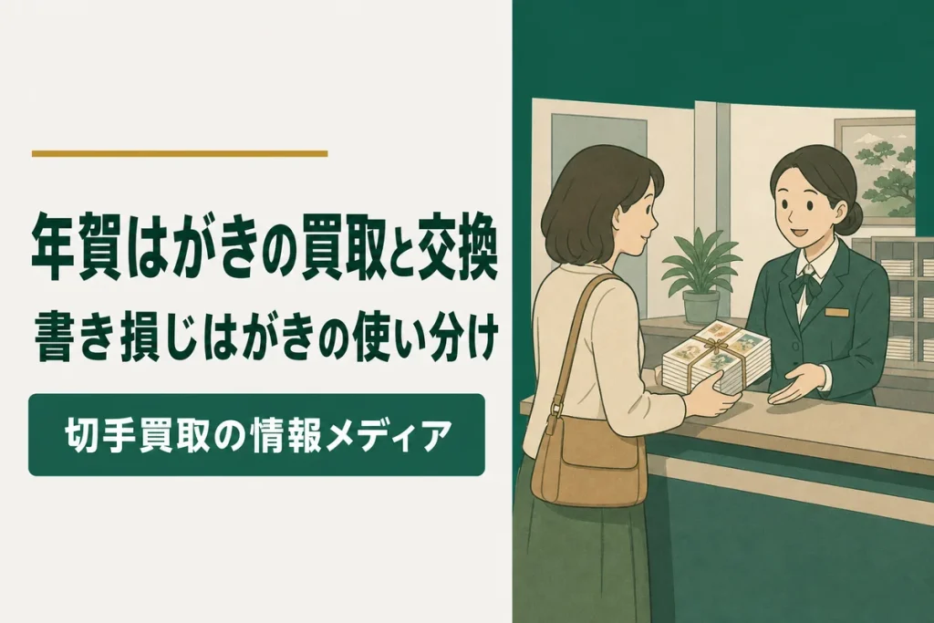 年賀はがき・書き損じはがきの買取と交換の使い分け